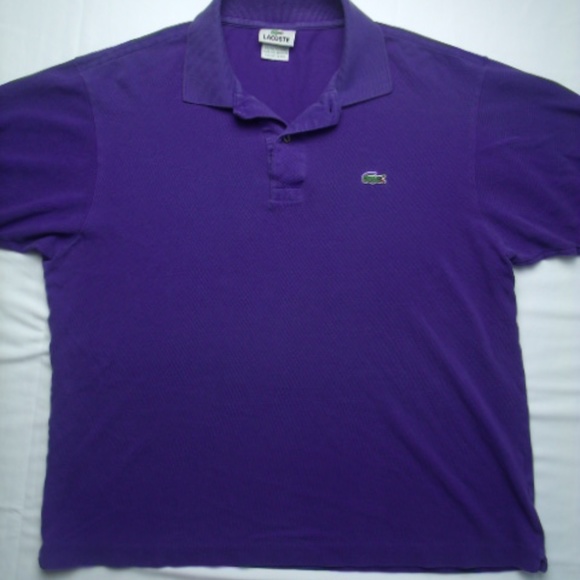 Bundle of 2 Lacoste S/S Polo & L/S Shirt Croc Logo - Picture 4 of 8